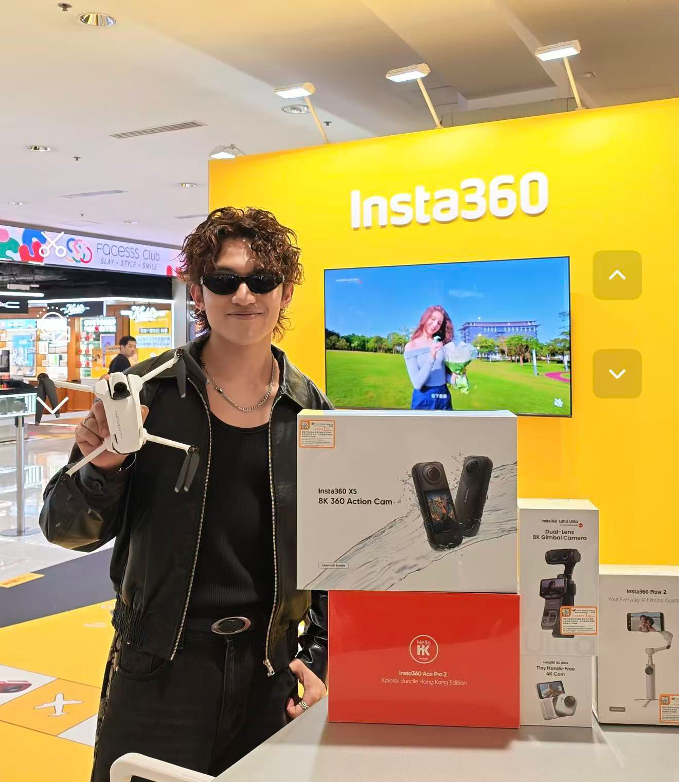 🔥 ANSONBEAN 驚喜現身海港城Insta360 Pop Up Store！💛
