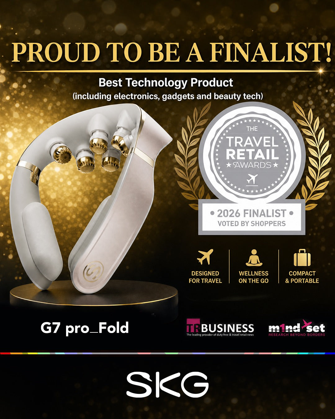 SKG榮獲多項Travel Retail Awards 2026 提名