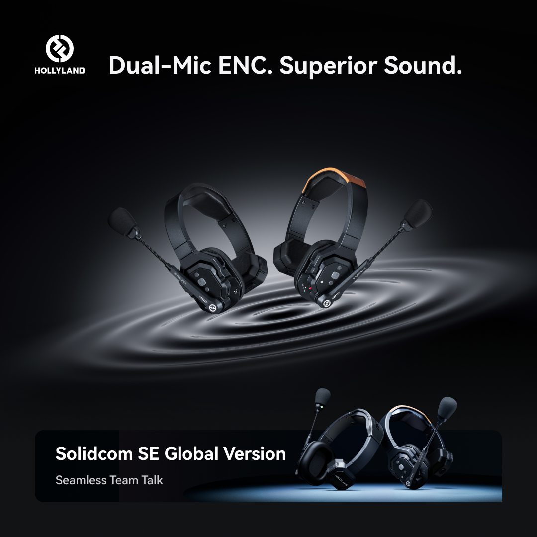 Hollyland Solidcom SE 1.9G Full-Duplex Intercom System 無線對講耳機系統