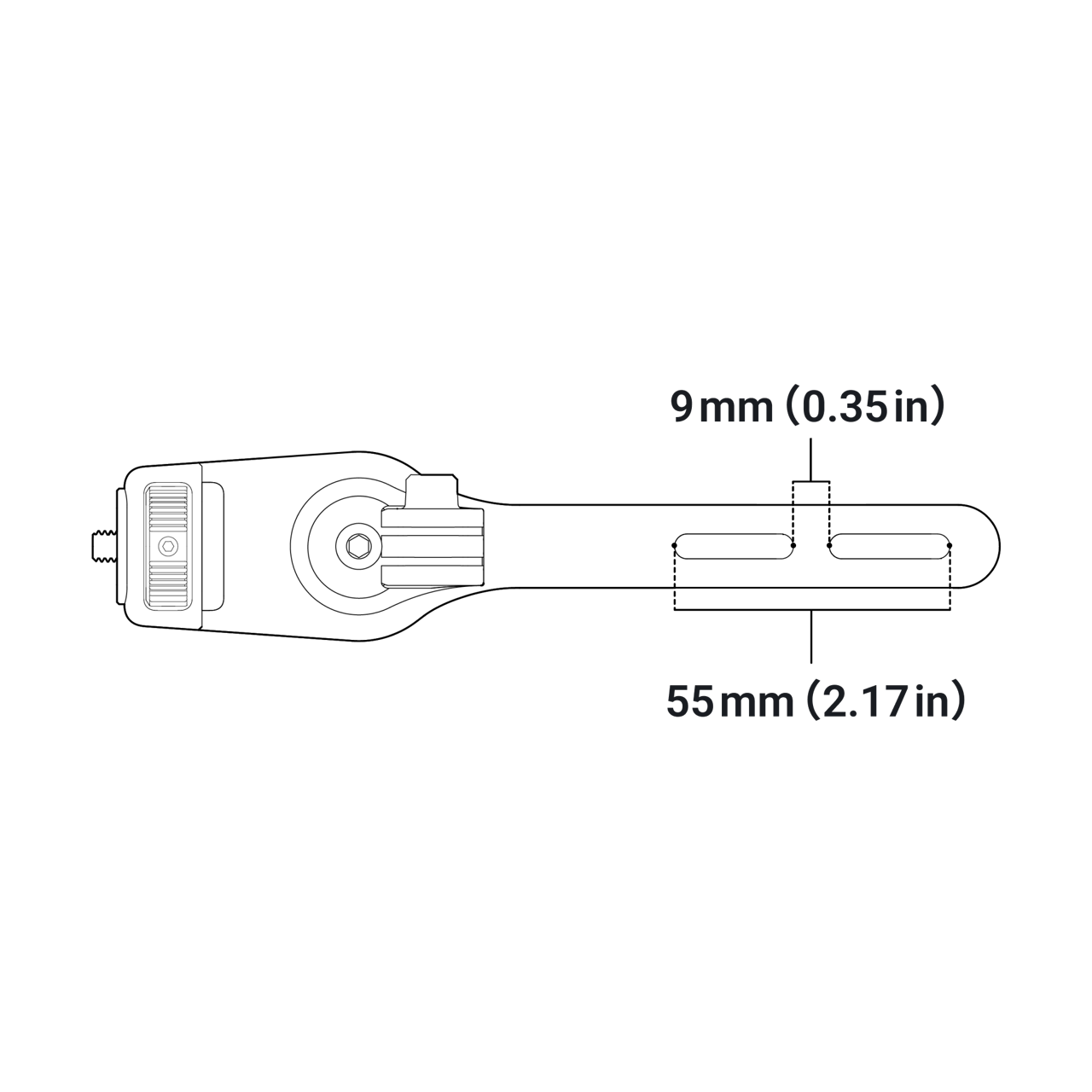 Insta360 Bike Computer Mount Integrated Handlebars