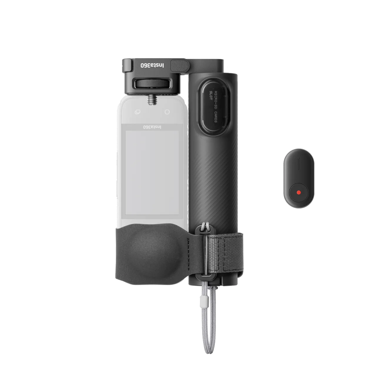 Insta360 折疊式三腳架自拍棒遙控器套餐(1/4 " 螺口)Foldable 2-in-1 Selfie Stick Remote Kit (1/4" Mount)