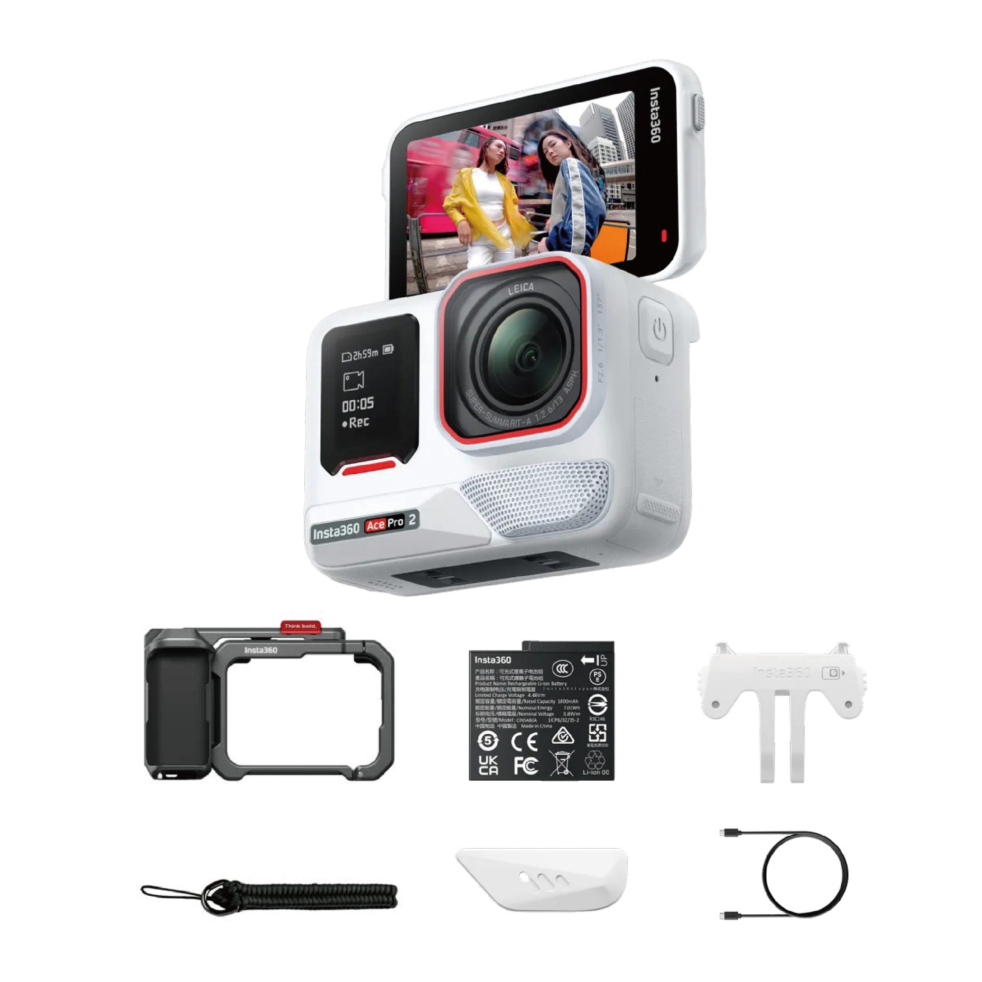 (新推出) Insta360 Ace pro 2 街拍套裝 (單電版) Xplorer Bundle