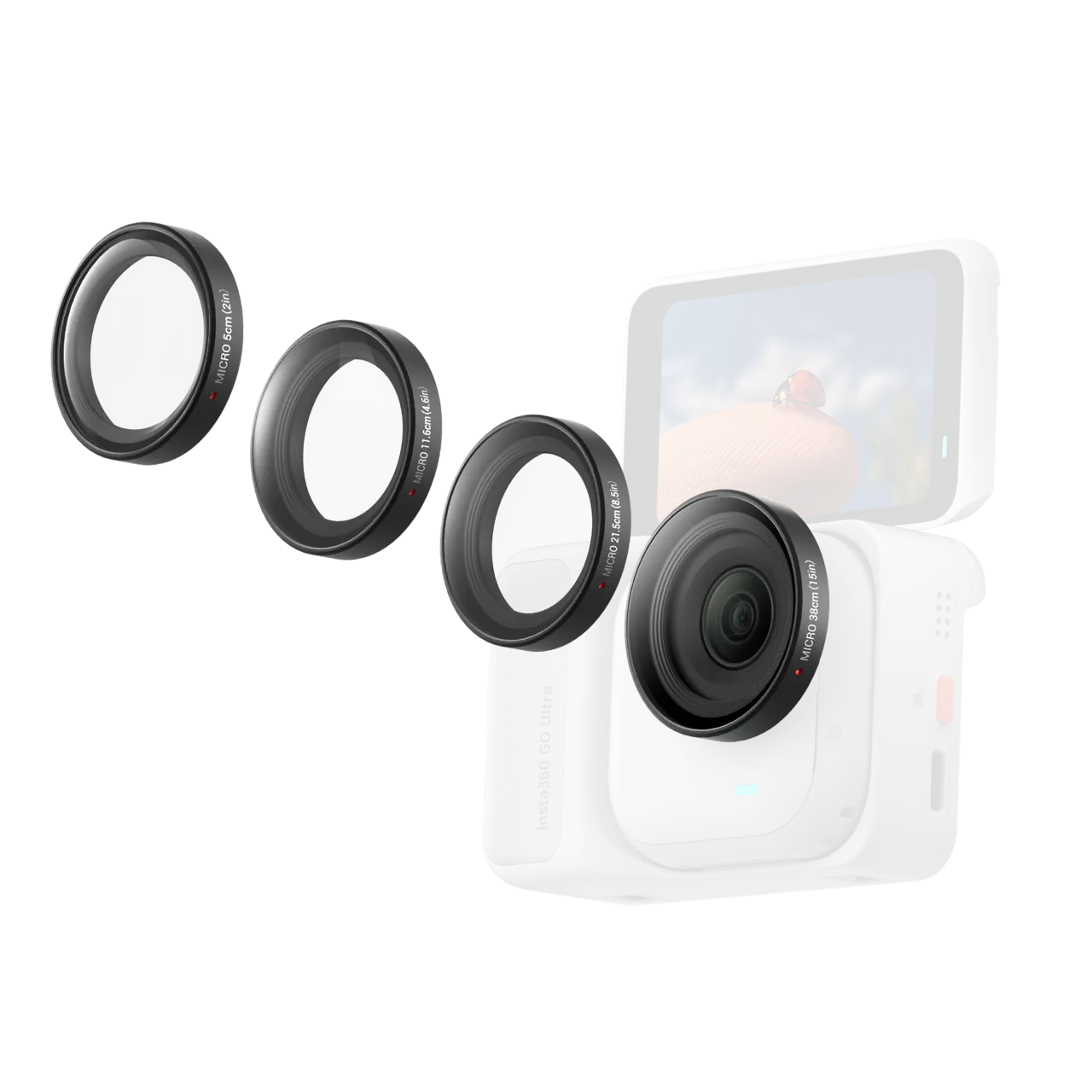 Insta360 GO Ultra 超清晰對焦鏡套餐 Micro Lens Kit