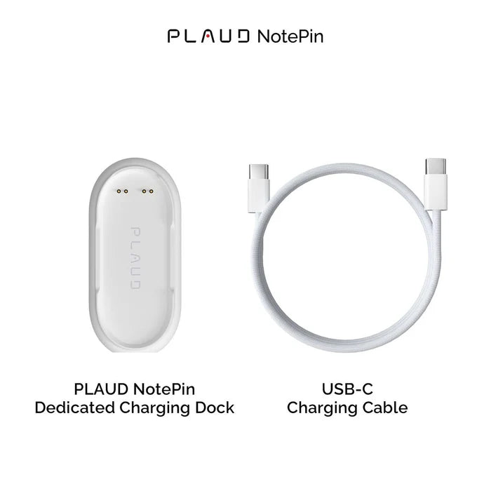 PLAUD NotePin ChatGPT 驅動 AI 記憶膠囊穿戴錄音機