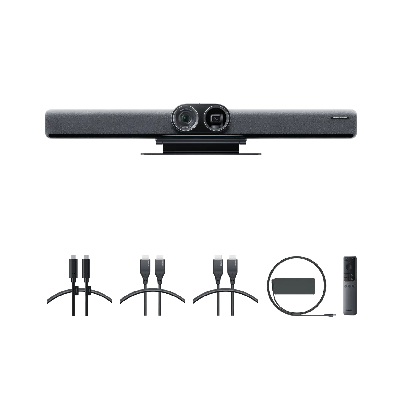 Insta360 Connect 雙攝像頭 AI 視訊會議一體機