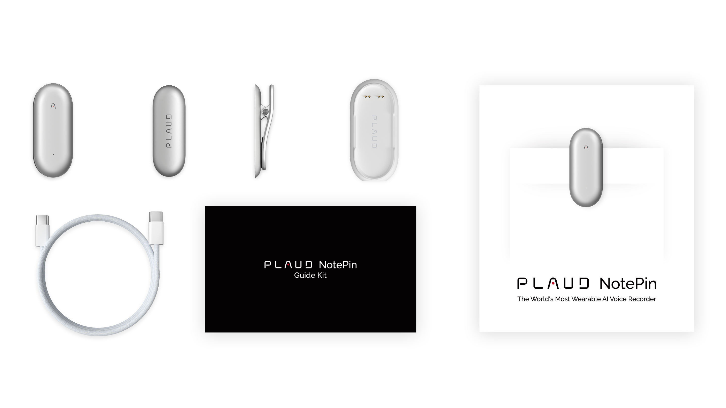 PLAUD NotePin ChatGPT 驅動 AI 記憶膠囊穿戴錄音機