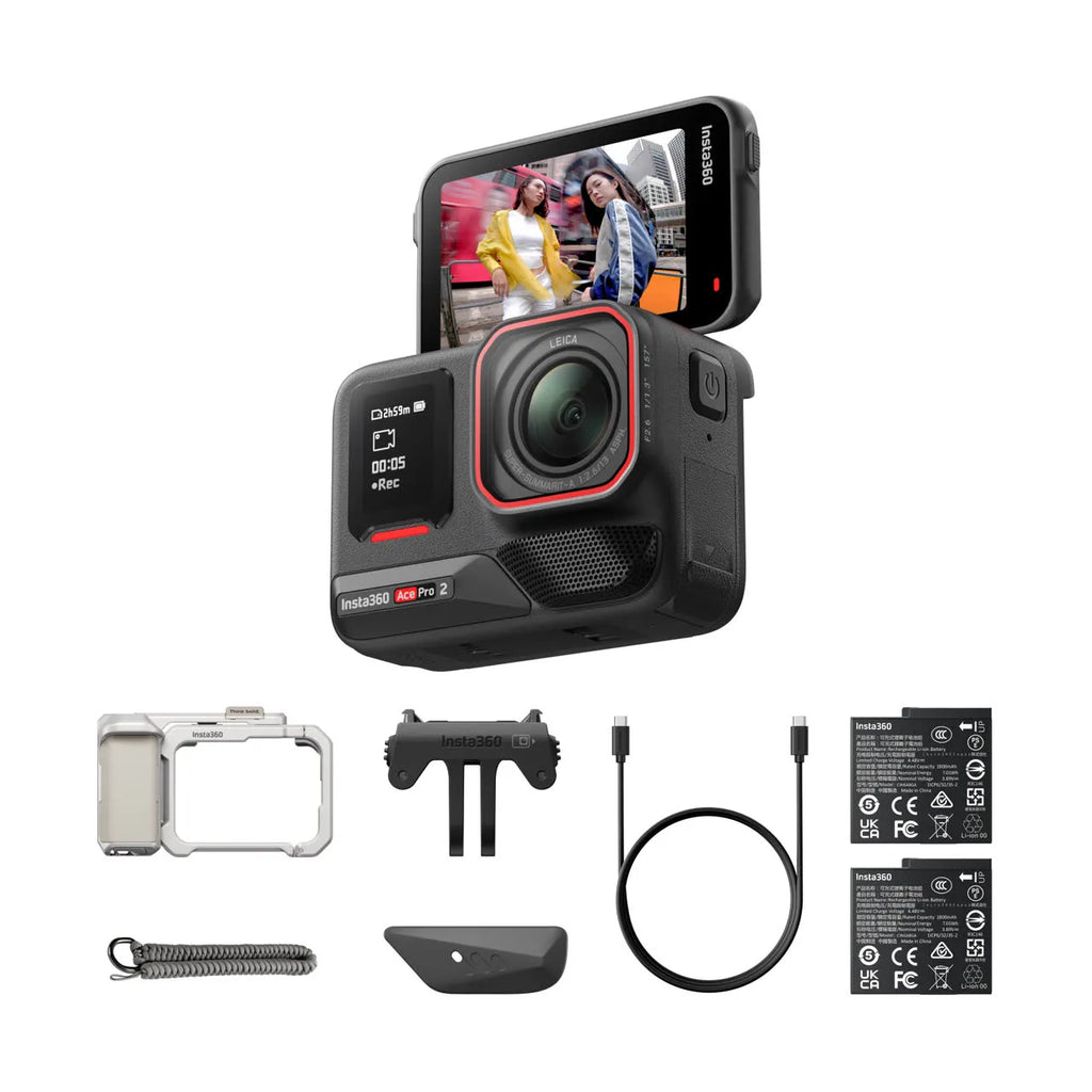 (熱賣中！) Insta360 Ace pro 2 街拍套裝 (雙電版) Xplorer Bundle