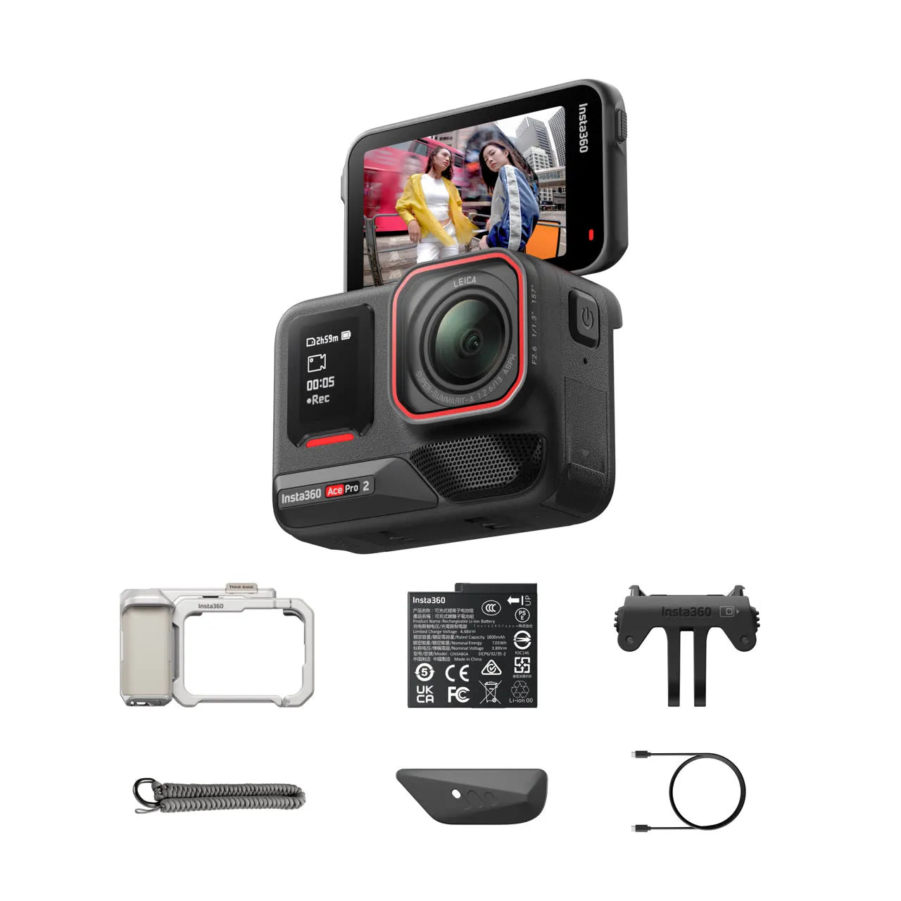 (新推出) Insta360 Ace pro 2 街拍套裝 (單電版) Xplorer Bundle