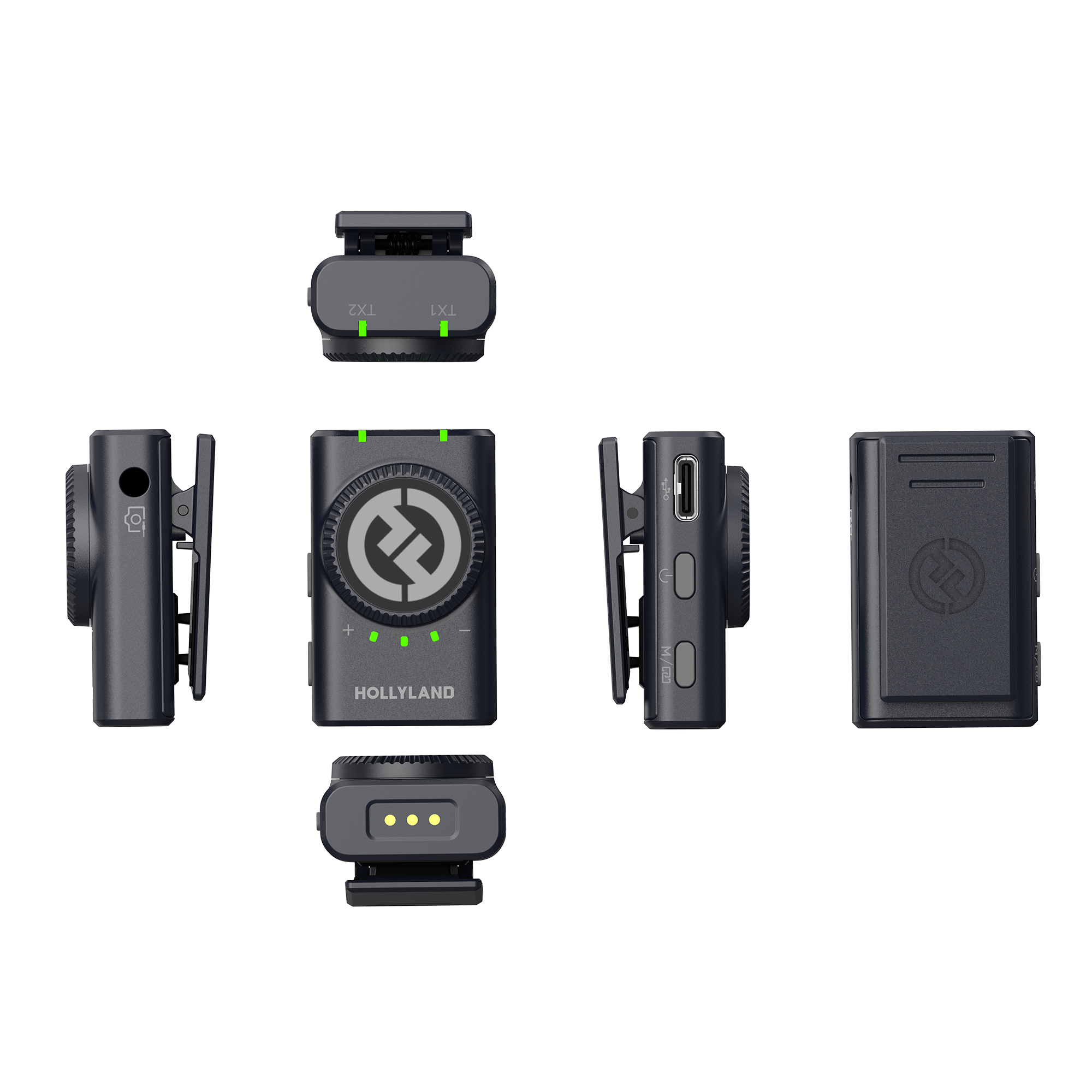 HOLLYLAND LARK M2 Lightweight Wireless Microphone – Vast World Limited HOLLYLAND LARK M2 Lightweight Wireless Microphone – Vast World Limited