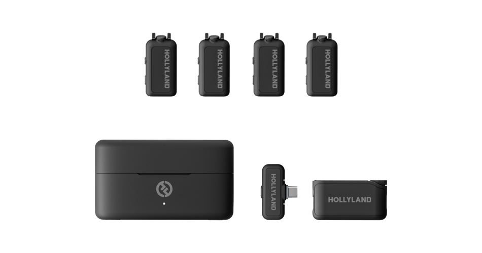 Hollyland LARK MAX 2 Combo 四發一收無線收音咪 4-People Version Wireless Microphone System