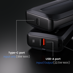 ZLOS TINY 10 Portable Mini Power Bank with Built-in Cable Charger (10000mAh)