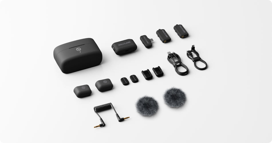 Hollyland LARK MAX 2 Combo 兩發一收無線收音咪 2-People Wireless Microphone System