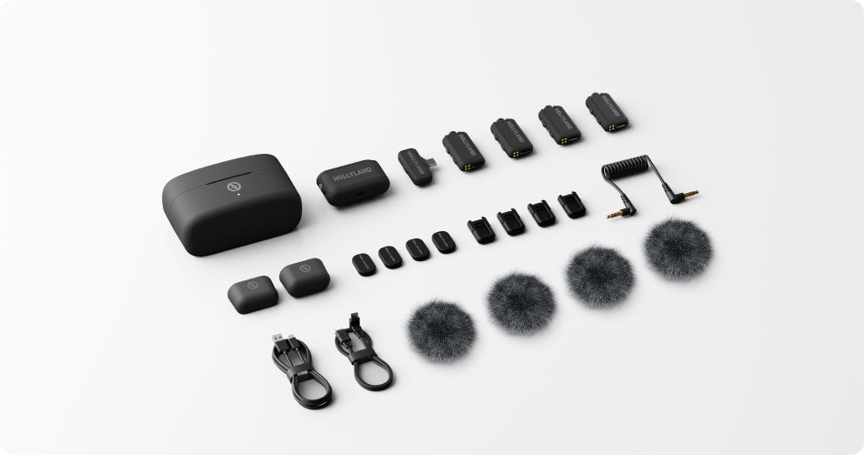Hollyland LARK MAX 2 Combo 四發一收無線收音咪 4-People Version Wireless Microphone System