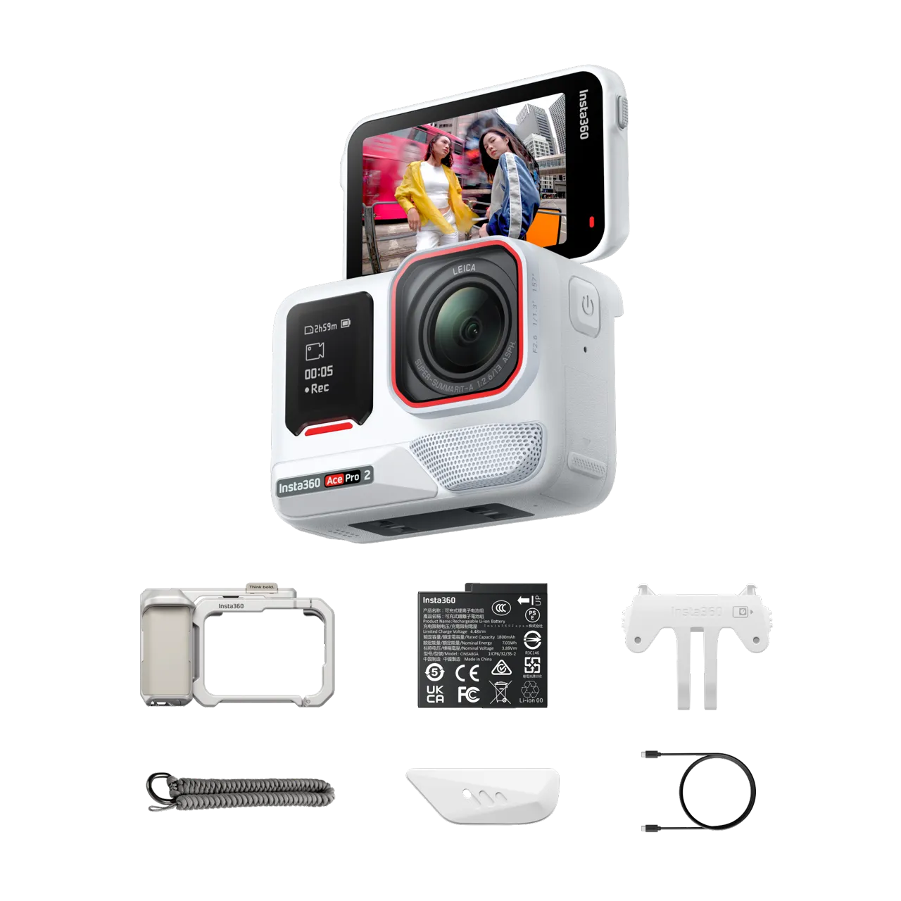 (新推出) Insta360 Ace pro 2 街拍套裝 (單電版) Xplorer Bundle